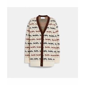 Coach Horse and Carriage Cardigan